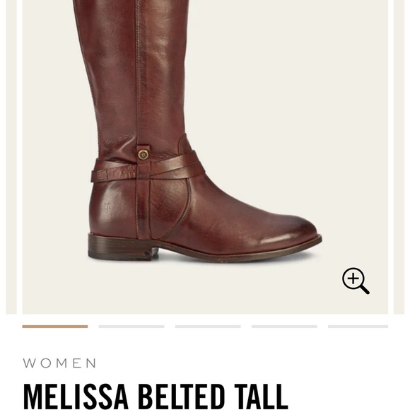 Frye Brown Leather Tall, Knee Boots - Picture 2 of 10